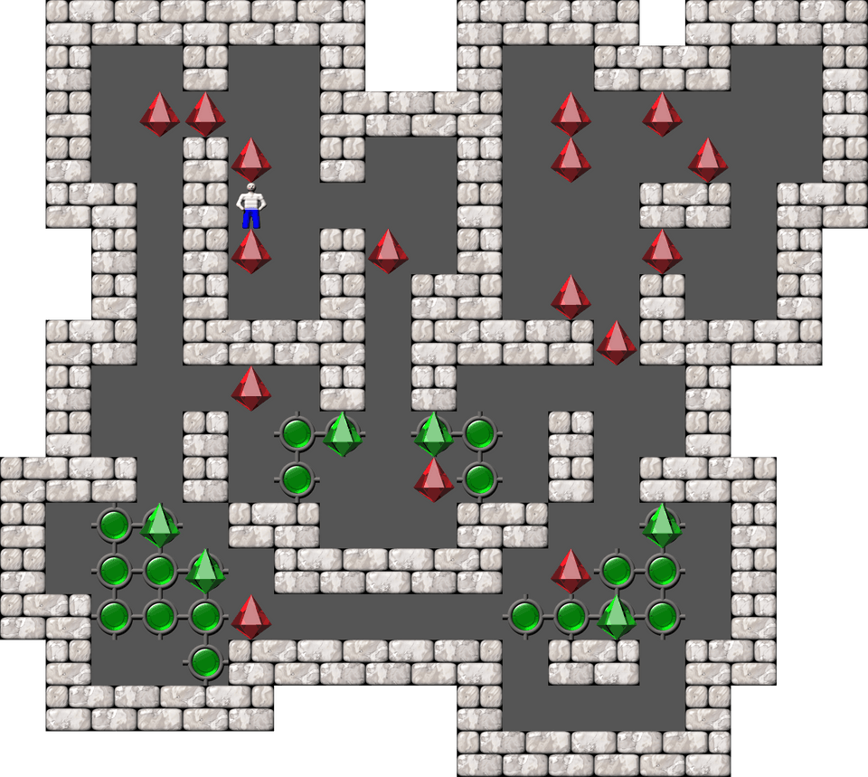 Sokoban Mass Remodel level 331